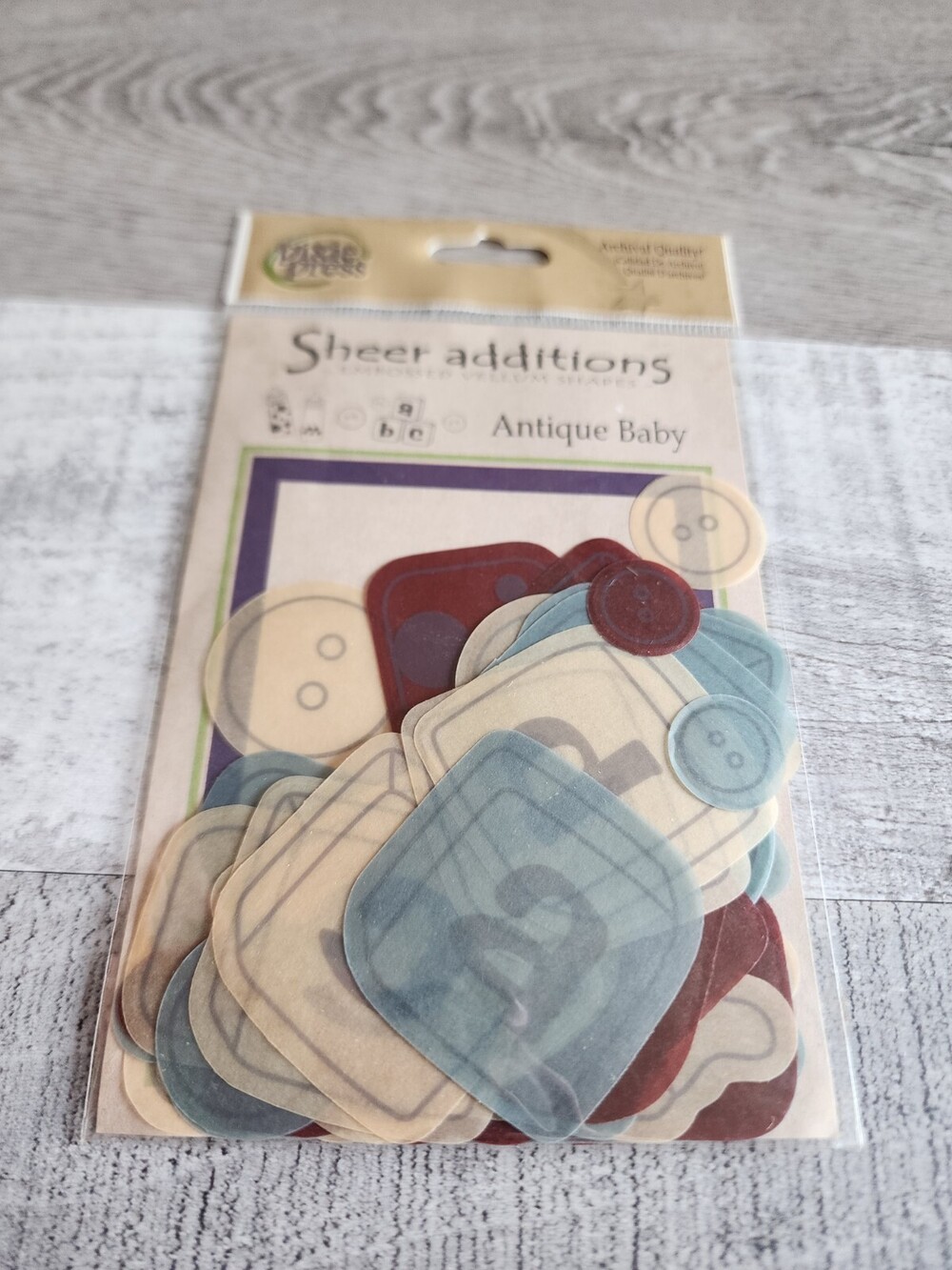Antique Baby Die Cuts 3D Scrapbook Embellishments Cards Pixie Press LOT New #48